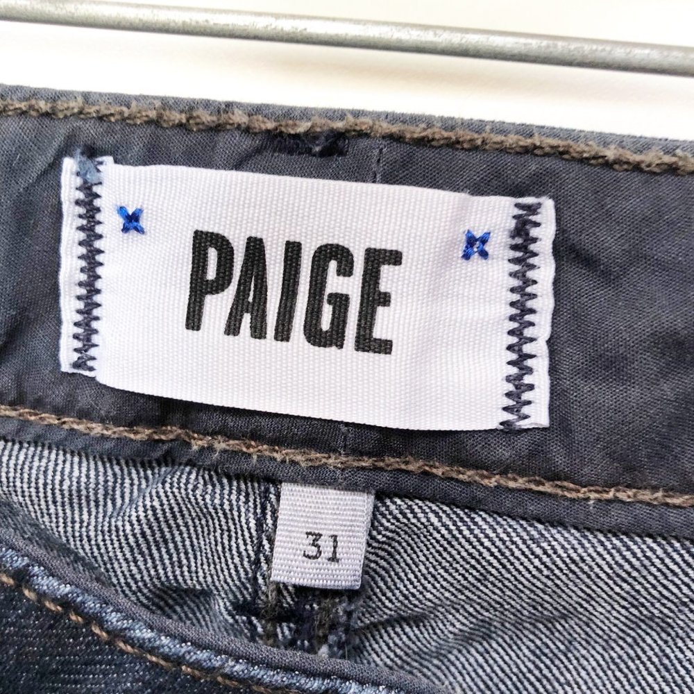 Paige Women's Skyline Skinny Dark Wash Jeans 31 - Picture 3 of 4